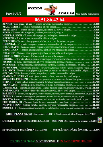 PIZZA ITALIA CARROS 06510